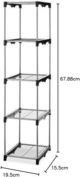 Home Whitmor 5 Tier Shelf Tower