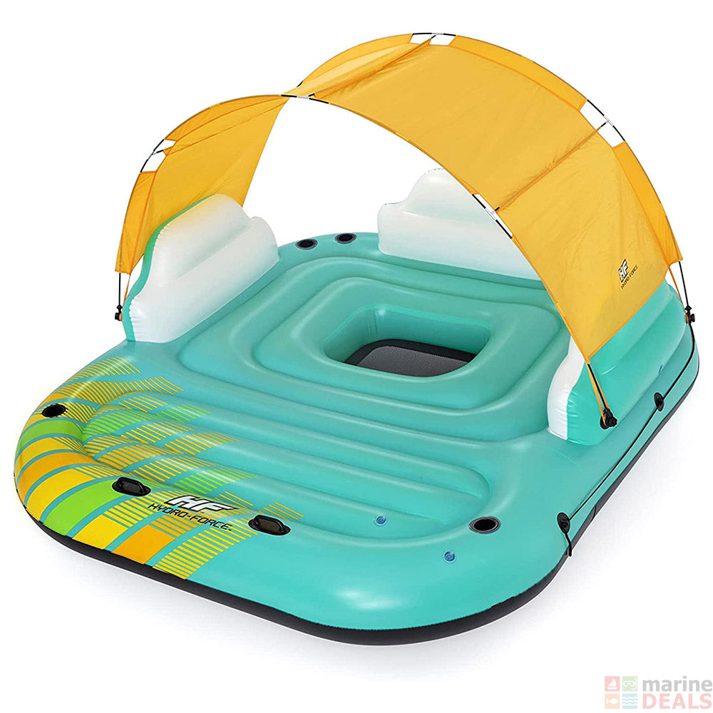 Outdoor Hydro-Force Sunny Lounge 5-Person Inflatable Island Lounge