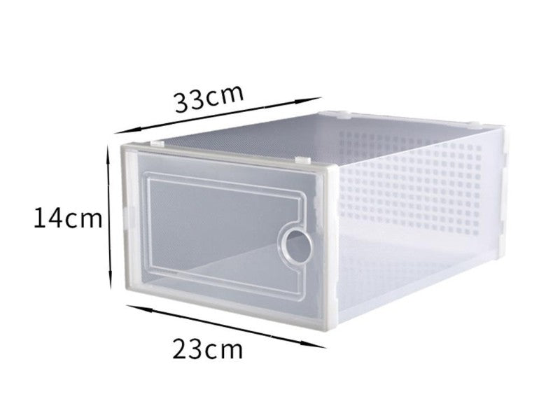 6PCS Shoes Box Organizer Storage