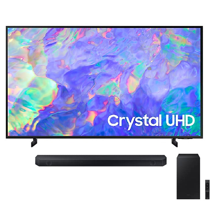 Samsung 55" Crystal UHD 4K CU8500 + Samsung HW-C450 Sound Bar