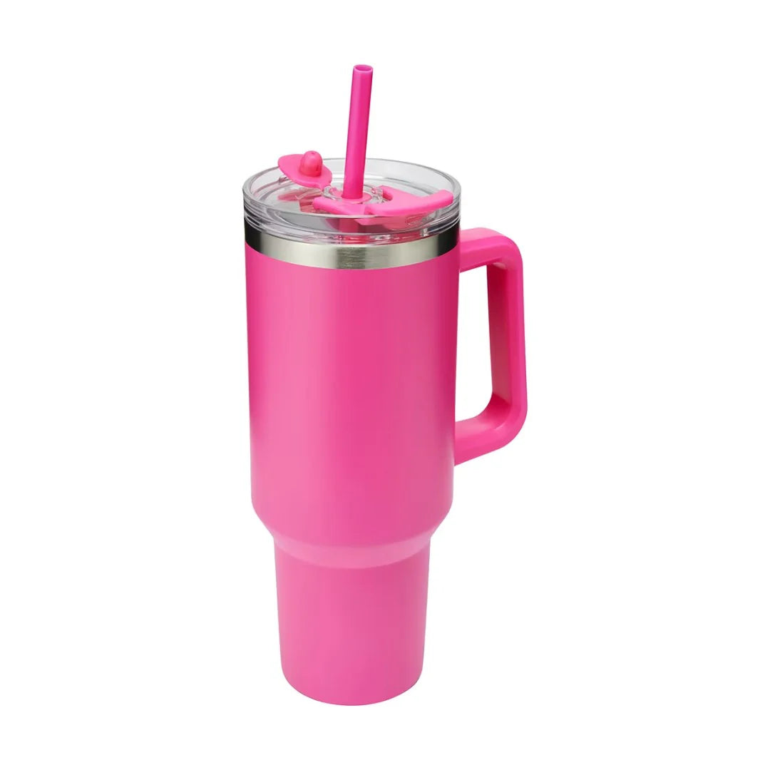 Kitchen 1.18L Pink Jumbo Tumbler with Handle