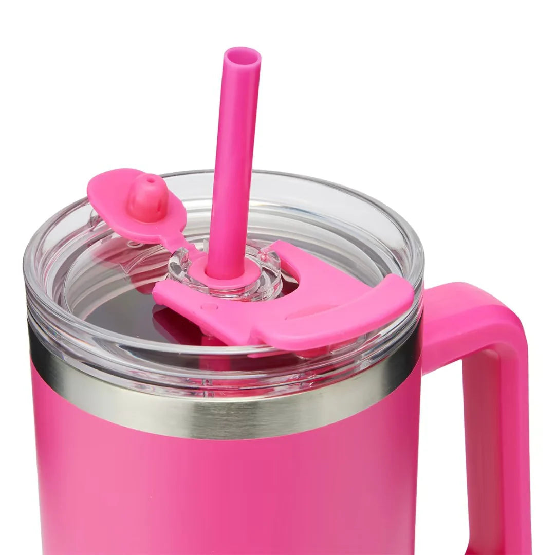 Kitchen 1.18L Pink Jumbo Tumbler with Handle