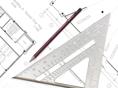 Tools 6" Aluminum Alloy Drawing Rafter Square