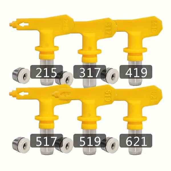 Paint 6pcs Spray Airless Spray Gun Tip For Airless Paint Sprayer