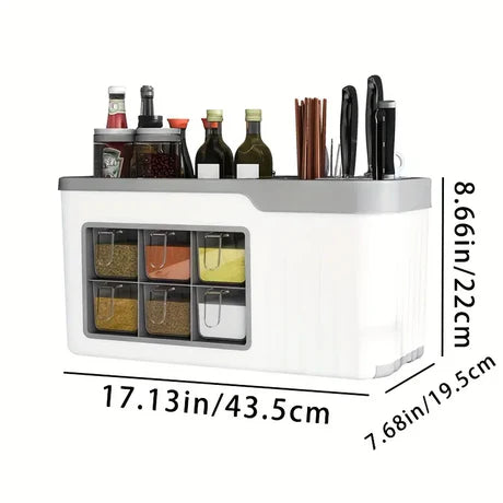 Kitchen Seasoning Box, Seasoning Organizer