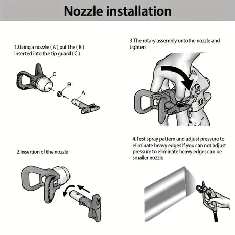 Paint Airless Sprayer Tip Nozzle Model 517