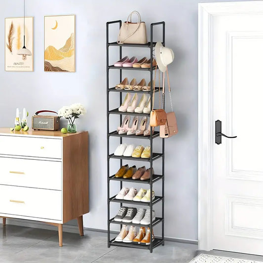 Shelving Space-Saving 10-Tier Shoe Rack