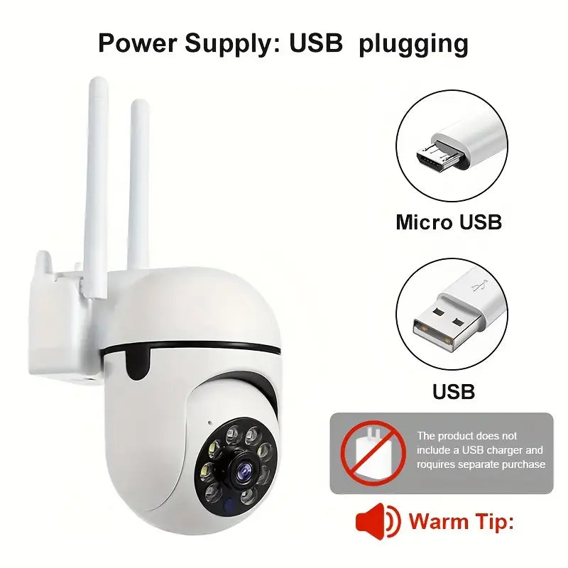 Security 1pc 5G/WIFI Monitoring Camera Night Vision, Remote Control With APP