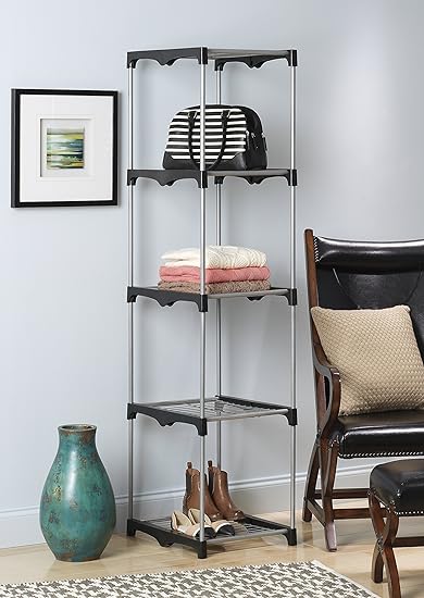 Home Whitmor 5 Tier Shelf Tower