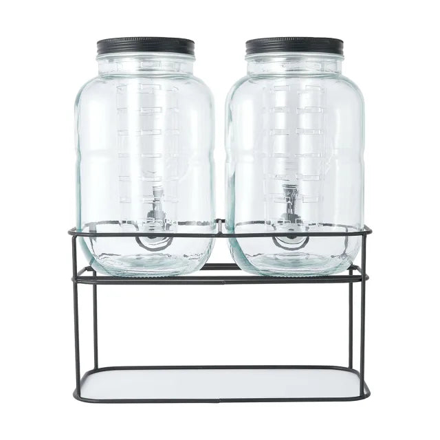 Dual Drink Dispenser with Stand