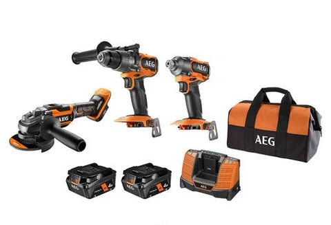 Tools AEG 18V 3 Piece Force Brushless Combo Kit