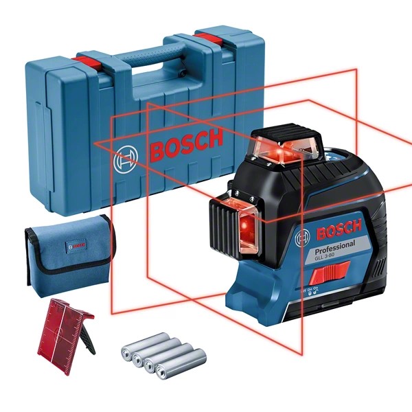 Bosch GLL 3-80 P + BT150 Tripod Professional Line Laser