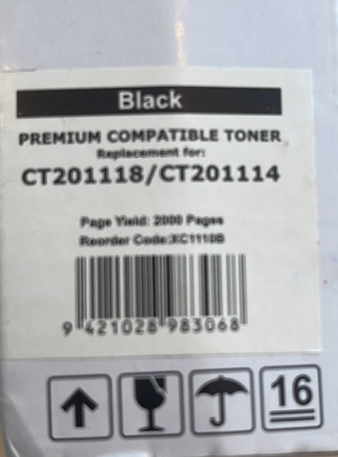 Ink C1110 / C1110B Black (CT201114) Toner Cartridge Compatible – in Fuji Xerox Printers