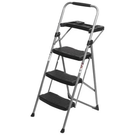 Ladder Werner Step Stool with Tool Tray 3 Step Steel