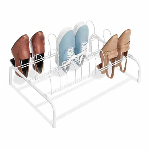 Storage Whitmor Floor Shoe Rack H: 255mm, W: 413mm, D: 570mm White