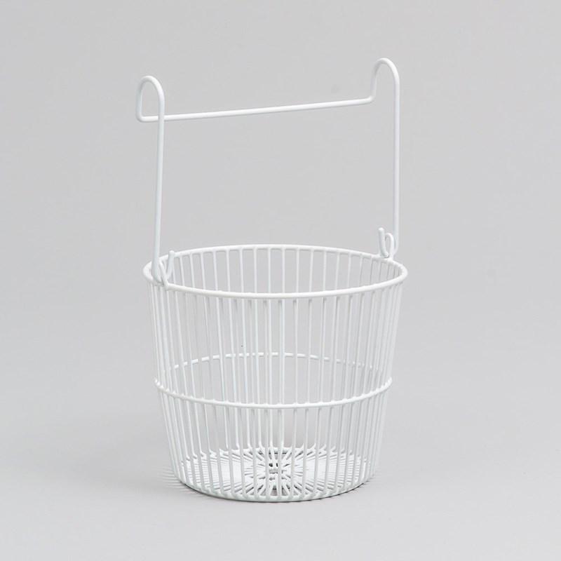 Laundry LTW Peg Basket Round White