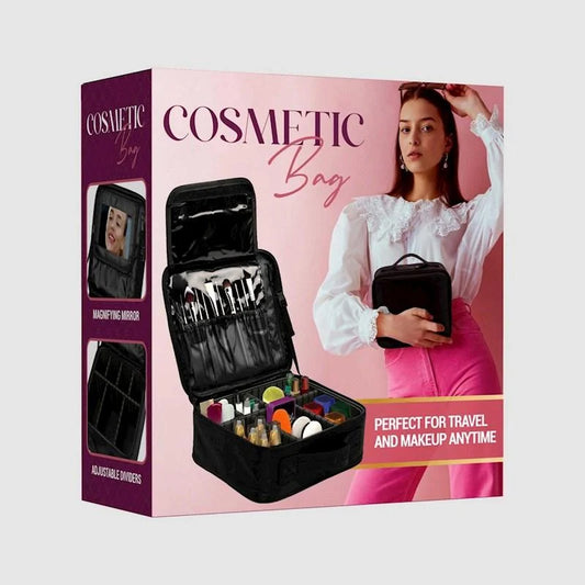 Cosmetic Beauty Case with Mirror