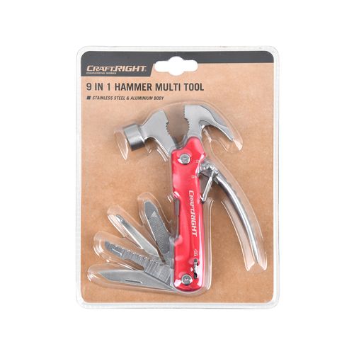 Hand Tools Craftright 9-In-1 Hammer Multi Tool