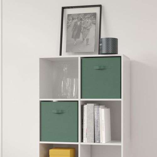 Storage - Flexi Storage Clever Cube 270 x 270 x 280mm Hedge Green Compact Fabric Insert