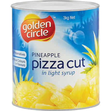 Fruits Golden Circle Pizza Cut Pineapple 3kg