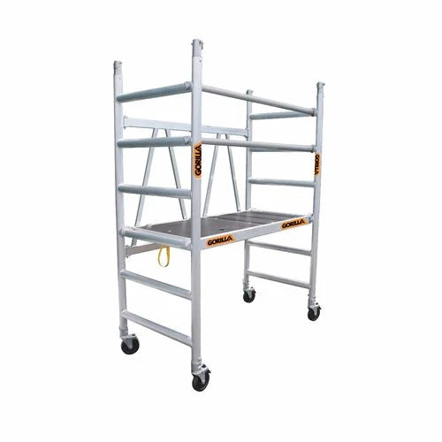 Ladders Mobile Scaffold Pack, Full Set, Base + Tower + Riser (Stabilizers Sold Separately)