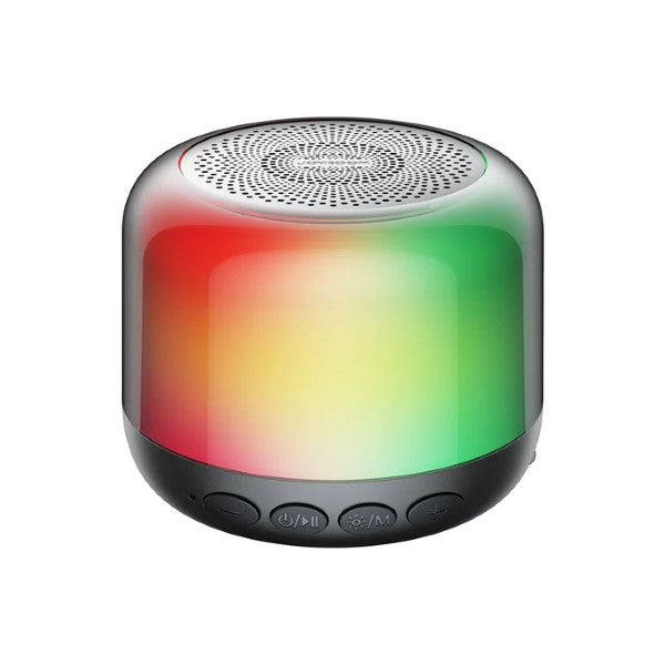 Tech JR-ML03 RGB Transparent Bluetooth Wireless Speaker with Light