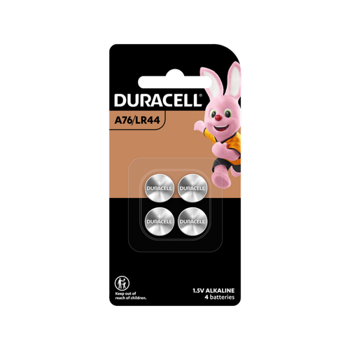 Batteries Duracell Specialty LR44/A76 Batteries - 4 Pack