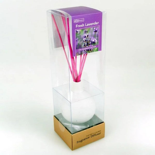 Home Lavender Diffuser Set With 70ml Oil & Colour Reeds