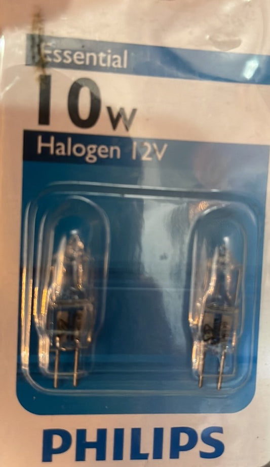 Philips 10w Halogen 12v Bulbs 2-Pack