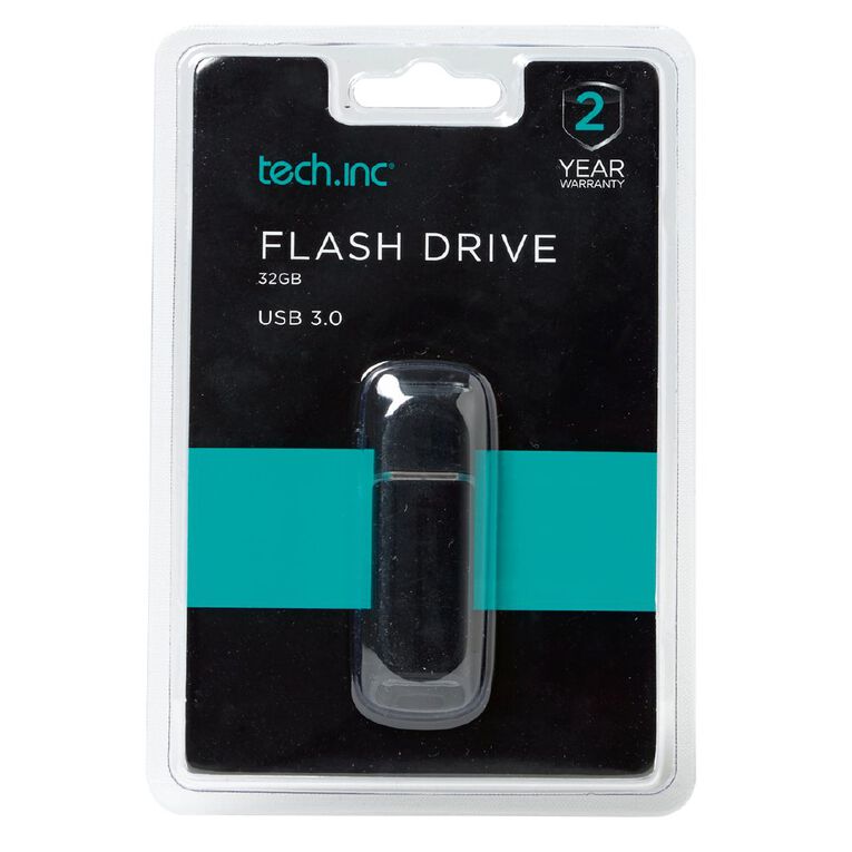 Tech.Inc 32GB USB Flash Drive Black