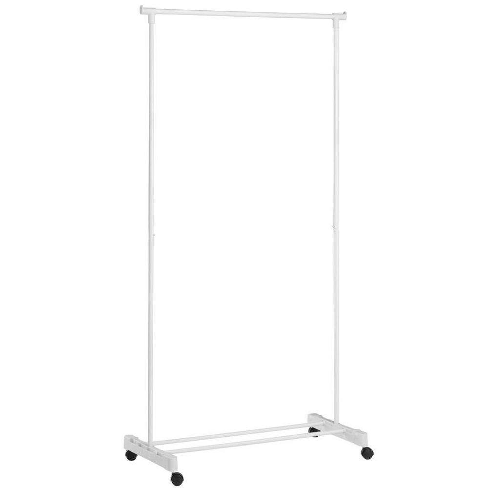 Bedroom Single Bar Adjustable Height Garment Rack