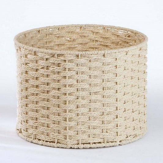 Home Soria Storage Basket Beige Round Medium