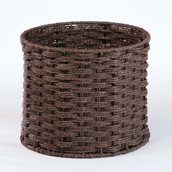 Soria Storage Basket Brown Round Small