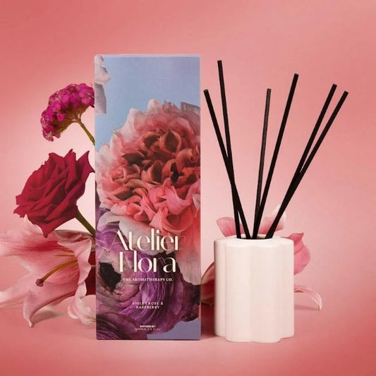 Home The Aromatherapy Atelier Flora Diffuser Violet Rose & Raspberry
