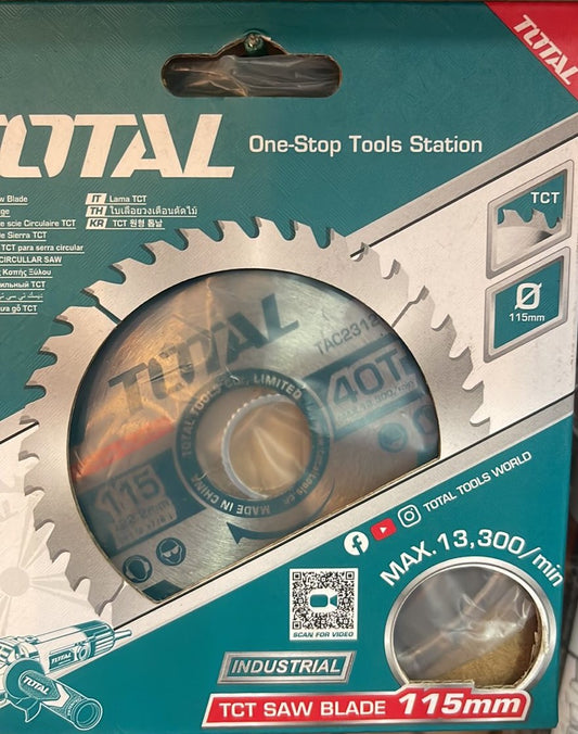 Tools Total Industrial TCT Circular Saw Blade 115mm 40T