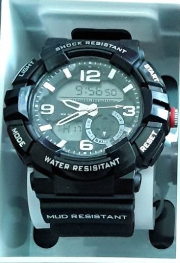 Watches Mens Digital Water Shock Mud Resistant Watch