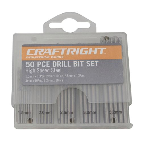 Tools Craftright Drill Bit Set 50pc