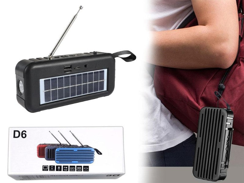 Tech Solar Radio Bluetooth Speaker