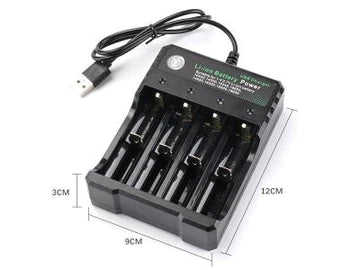 Tech Rechargeable Battery Charger with 4 Slots