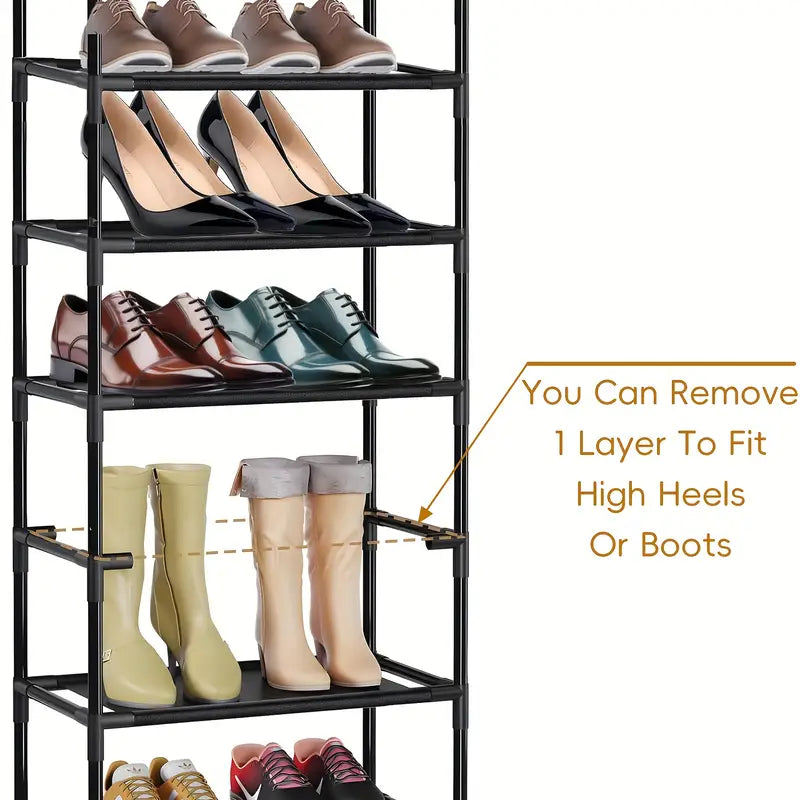 Shelving Space-Saving 10-Tier Shoe Rack