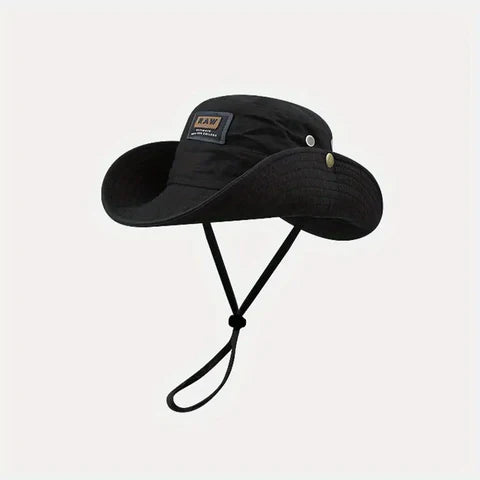 Clothing Cotton Soft Bucket Hat (BLACK)