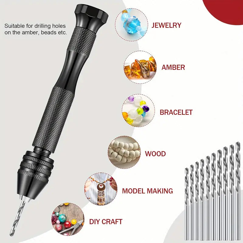 Arts & Crafts 59pcs Hand Drill DIY Jewelry Making