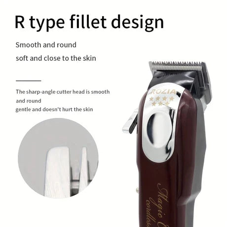 Salon Men's Professional Hair Clippers Trimmers USB Rechargeable