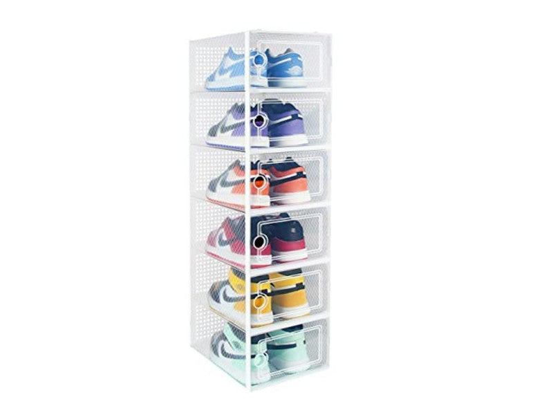 6PCS Shoes Box Organizer Storage