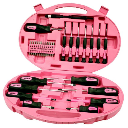 Hand Tools Fuller Screwdriver Set 42 Piece Pink