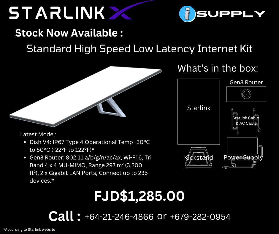 STARLINK Standard Gen 3 High Speed Low Latency Internet Kit