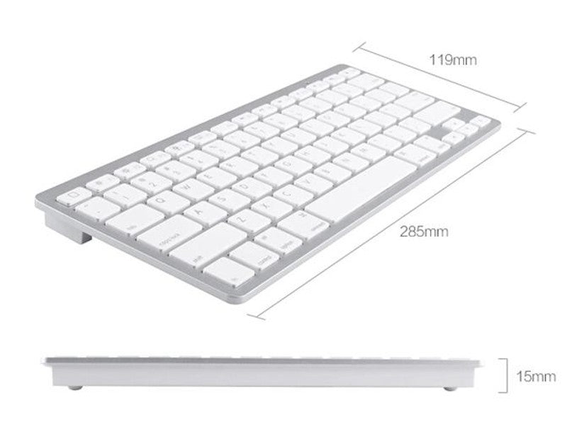 Bluetooth Wireless Keyboard for PC/Mac/ipad/iphone