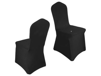 Catering 1PC Black Lycra Chair Covers