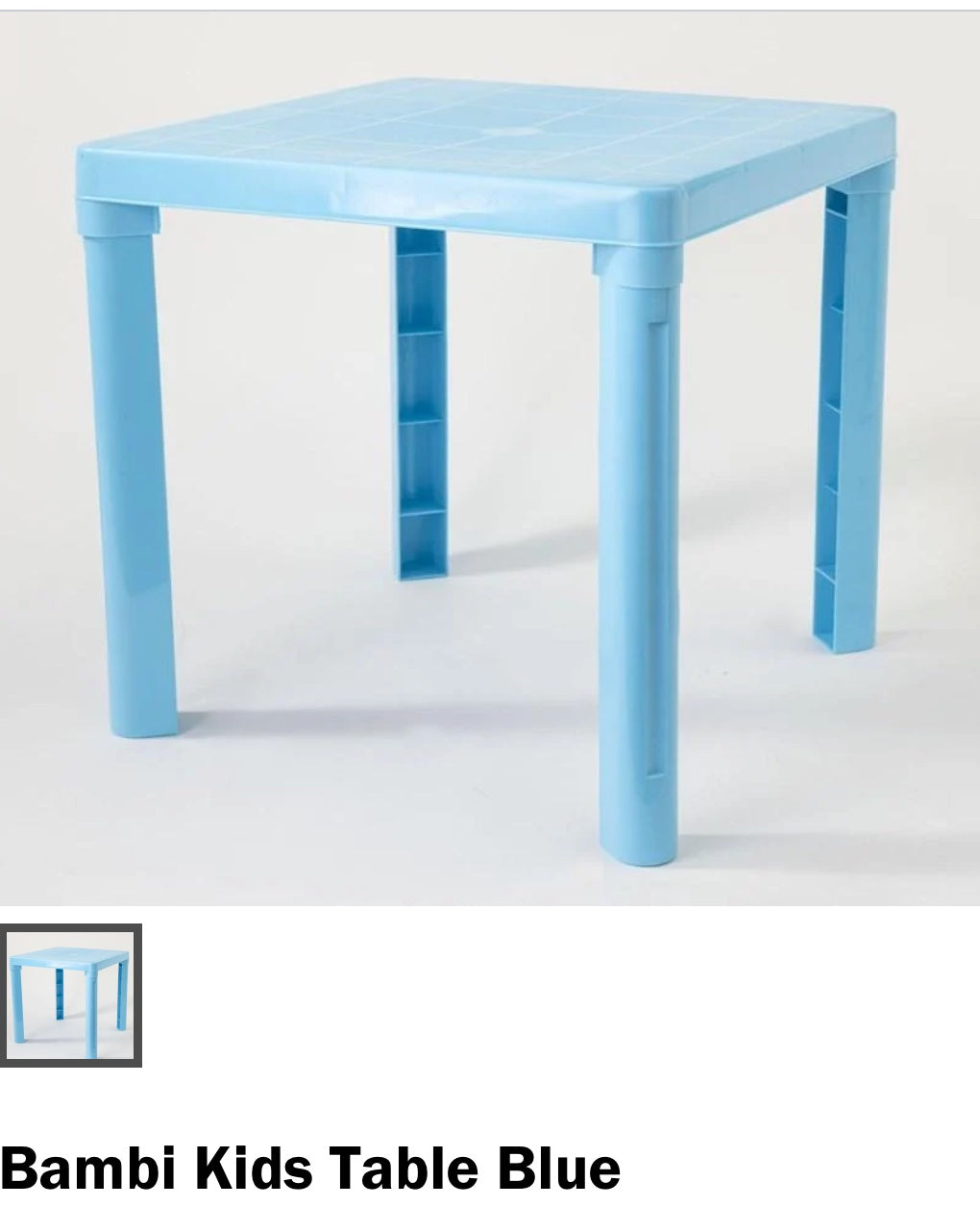 Bambi Kids Table Blue