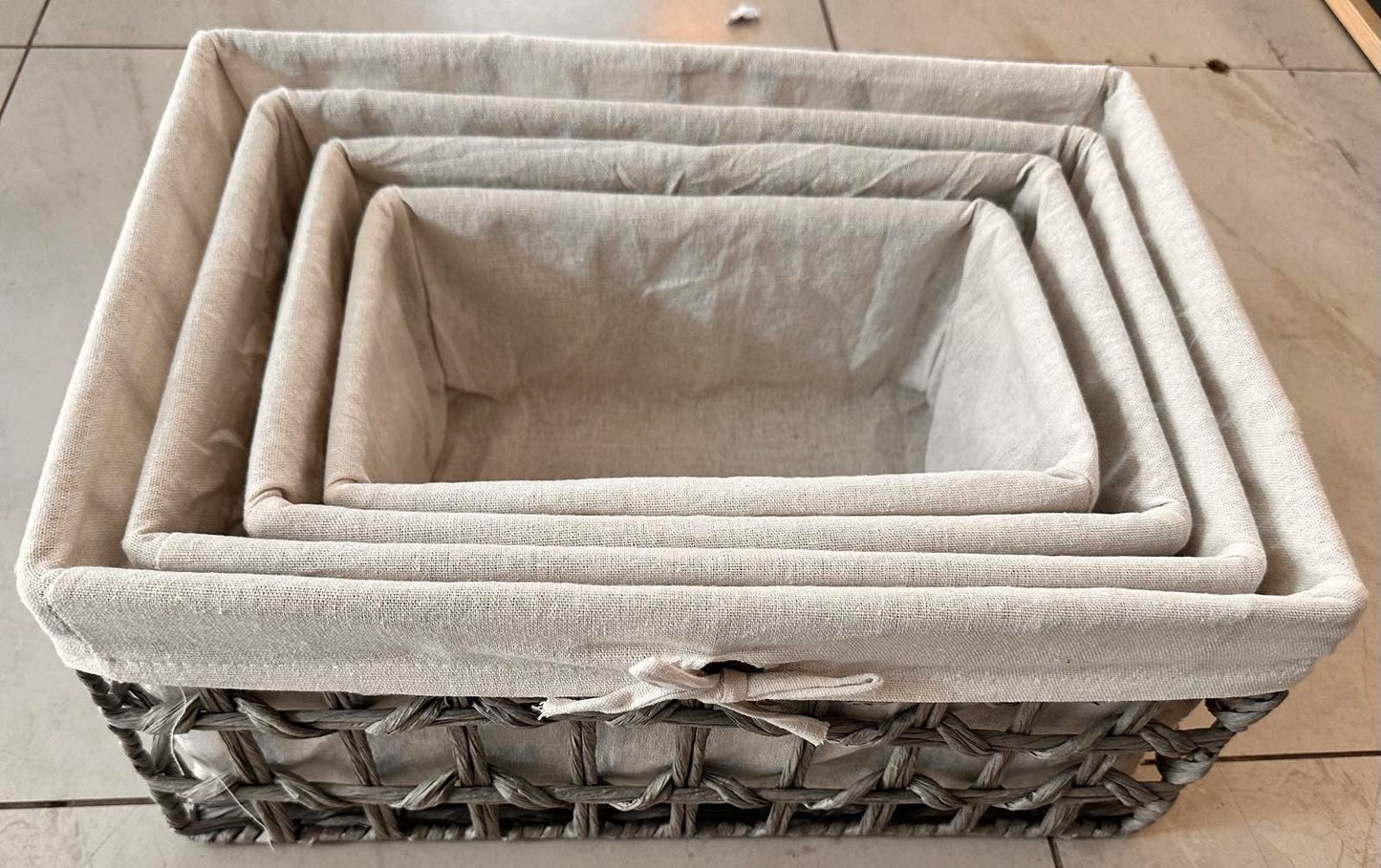 Storage Wicker Basket Set of 4